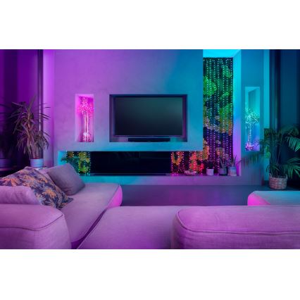 Twinkly - Dimmbare LED-RGB-Weihnachtskette CANDIES 100xLED 8 m USB Wi-Fi