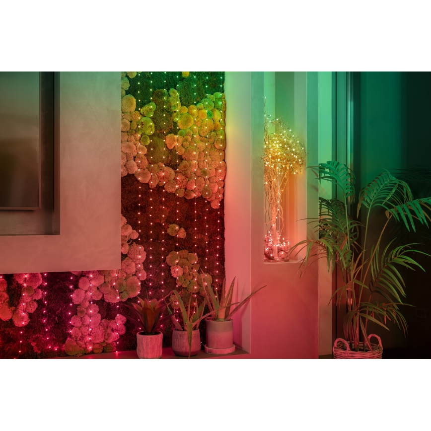 Twinkly - Dimmbare LED-RGB-Weihnachtskette CANDIES 100xLED 8 m USB Wi-Fi