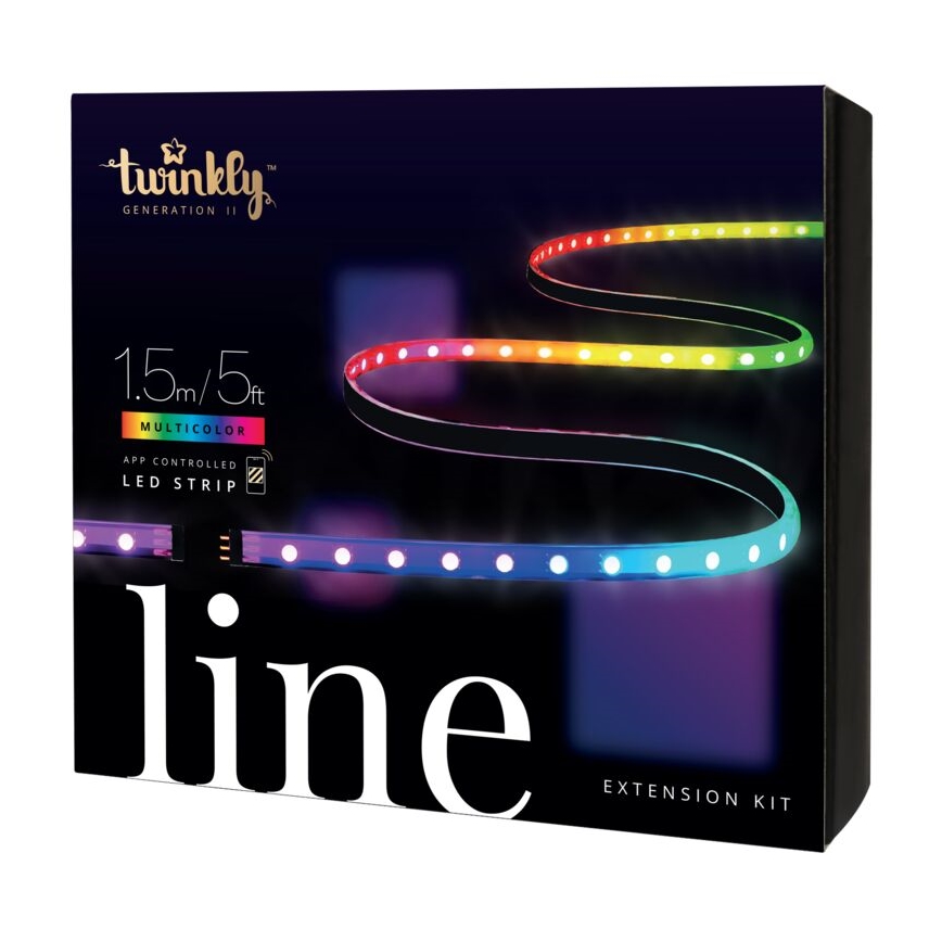 Twinkly - Dimmbarer LED-RGB-Verlängerungsstreifen LINE 100xLED 1,5 m Wi-Fi