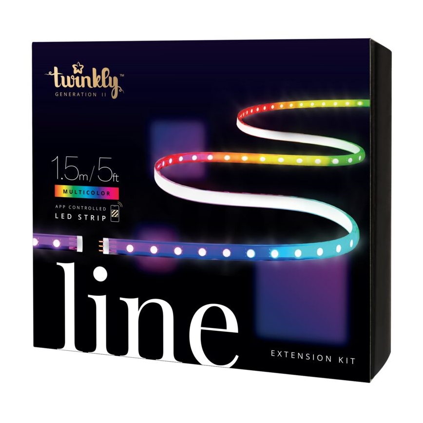 Twinkly - Dimmbarer LED-RGB-Verlängerungsstreifen LINE 100xLED 1,5 m Wi-Fi