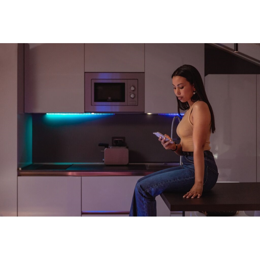 Twinkly - Dimmbarer LED-RGB-Streifen LINE 100xLED 1,5 m Wi-Fi