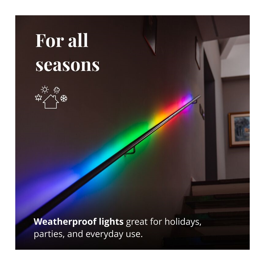 Twinkly - Dimmbarer LED-RGB-Streifen LINE 100xLED 1,5 m Wi-Fi