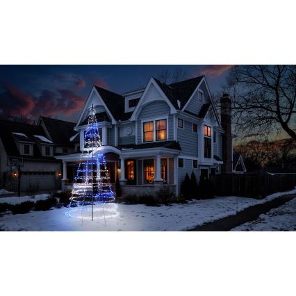 Twinkly - LED RGBW dimmbarer Außen-Weihnachtsbaum LIGHT TREE 1000×LED 6 m IP44 Wi-Fi