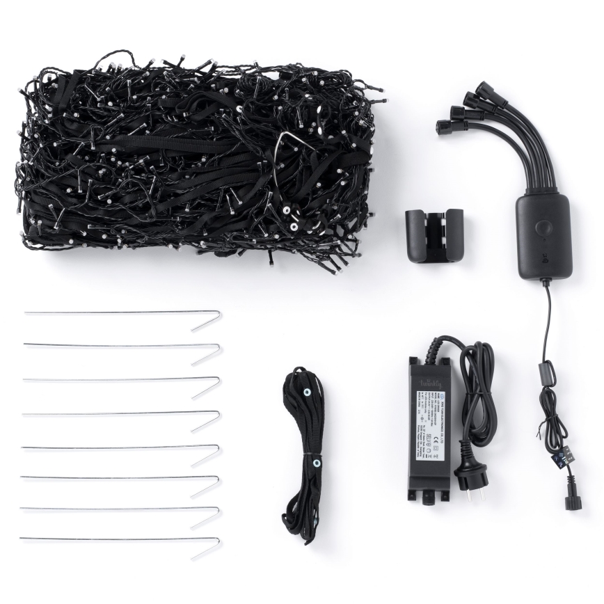 Twinkly - LED RGBW dimmbarer Außen-Weihnachtsbaum LIGHT TREE 1000×LED 6 m IP44 Wi-Fi