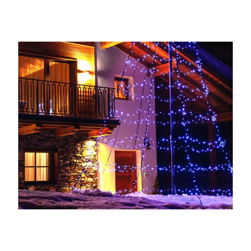 Twinkly - LED RGBW dimmbarer Außen-Weihnachtsbaum LIGHT TREE 750xLED 4m IP44 Wi-Fi