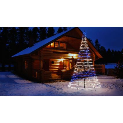 Twinkly - LED RGBW dimmbarer Außen-Weihnachtsbaum LIGHT TREE 750xLED 4m IP44 Wi-Fi
