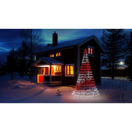 Twinkly - LED RGBW dimmbarer Außen-Weihnachtsbaum LIGHT TREE 750xLED 4m IP44 Wi-Fi
