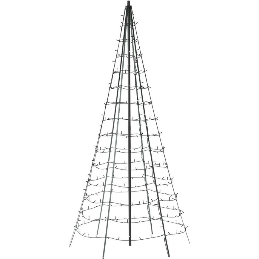 Twinkly - LED RGBW dimmbarer Außen-Weihnachtsbaum LIGHT TREE 750xLED 4m IP44 Wi-Fi