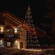 Twinkly - Dimmbarer LED-RGBW-Weihnachtsbaum für den Außenbereich LIGHT TREE 750xLED 4m IP44 Wi-Fi