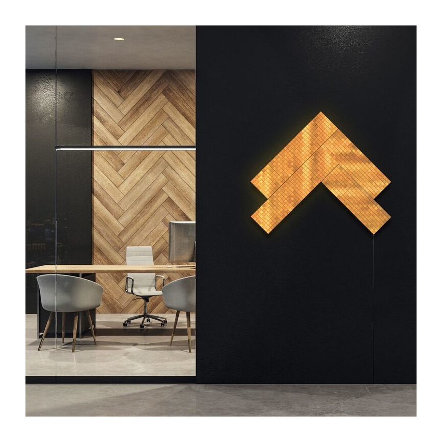 Twinkly - Dimmbares LED-RGB-Panel SQUARES 64xLED 16x16 cm Wi-Fi