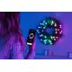 Twinkly - Dimmbarer LED-RGB-Weihnachtskranz PRE-LIT WREATH 50xLED d 61cm Wi-Fi