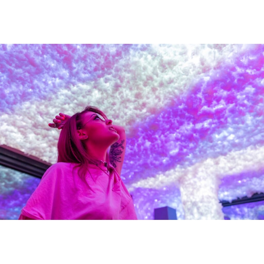 Twinkly - LED RGBW dimmbare Außen-Weihnachtslichterkette STRINGS 250xLED 23,5m IP44 Wi-Fi