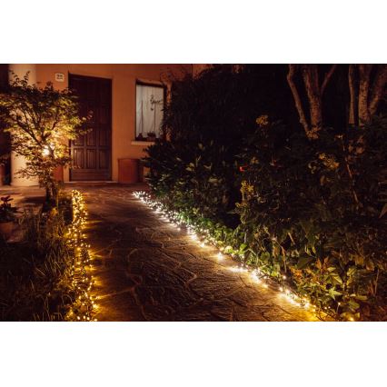 Twinkly - Dimmbare LED-Weihnachtslichterkette für den Außenbereich  STRINGS 400xLED 35,5m IP44 Wi-Fi