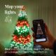Twinkly - Dimmbare LED-RGBW-Weihnachtslichterkette für den Außenbereich STRINGS 400xLED 35,5m IP44 Wi-Fi