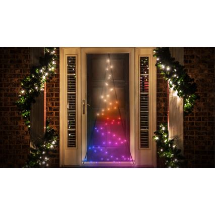 Twinkly - Dimmbarer LED-RGBW-Weihnachtsbaum für den Außenbereich LIGHT TREE 70xLED IP44 Wi-Fi