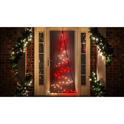 Twinkly - Dimmbarer LED-RGBW-Weihnachtsbaum für den Außenbereich LIGHT TREE 70xLED IP44 Wi-Fi