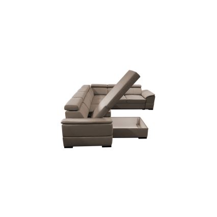 U-förmige, klappbare Universal-Ecksitzgruppe mit Stauraum GRANADA beige