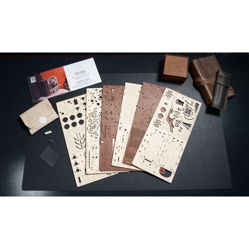 Ugears - 3D mechanisches Holzpuzzle Buch der Geheimnisse