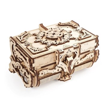 Ugears - Mechanisches 3D-Holzpuzzle Antike Schmuckschatulle
