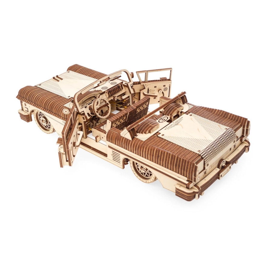 Ugears - Mechanisches  3D-Holzpuzzle Cabriolet