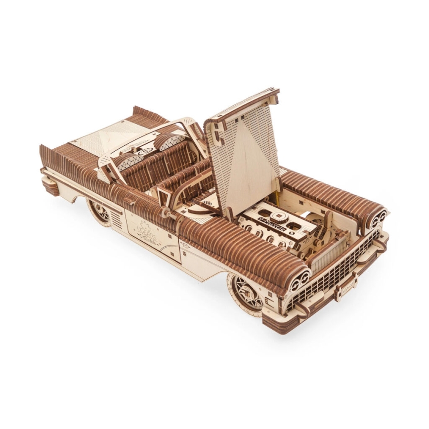 Ugears - Mechanisches  3D-Holzpuzzle Cabriolet