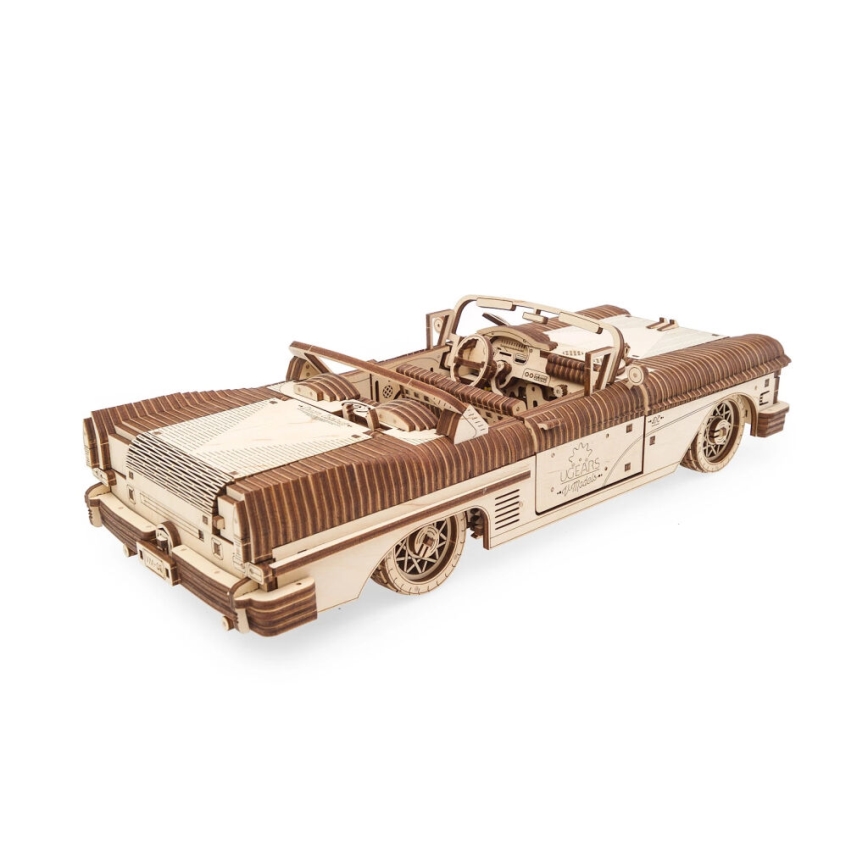 Ugears - Mechanisches  3D-Holzpuzzle Cabriolet