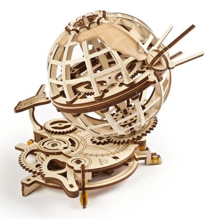 Ugears - Mechanisches 3D-Holzpuzzle Globus