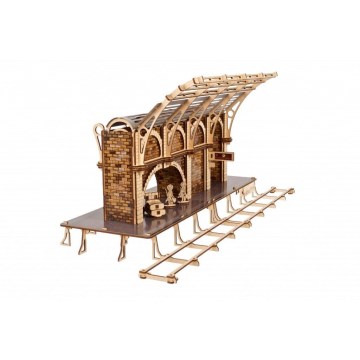 Ugears - Mechanisches 3D-Holzpuzzle Harry Potter Bahnsteig