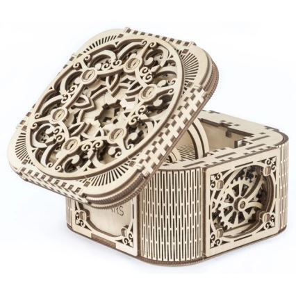 Ugears - Mechanisches 3D-Holzpuzzle Schmuckschatulle