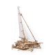 Ugears - Mechanisches 3D-Holzpuzzle Segelboot Merihobus Trimaran