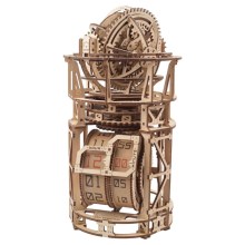 Ugears - Mechanisches 3D-Holzpuzzle Uhrwerk mit Tourbillon