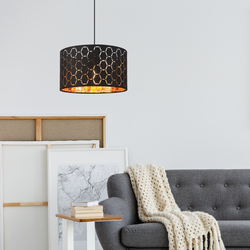 ULLE Pendelleuchte an Kabel 1xE27/15W/230V schwarz