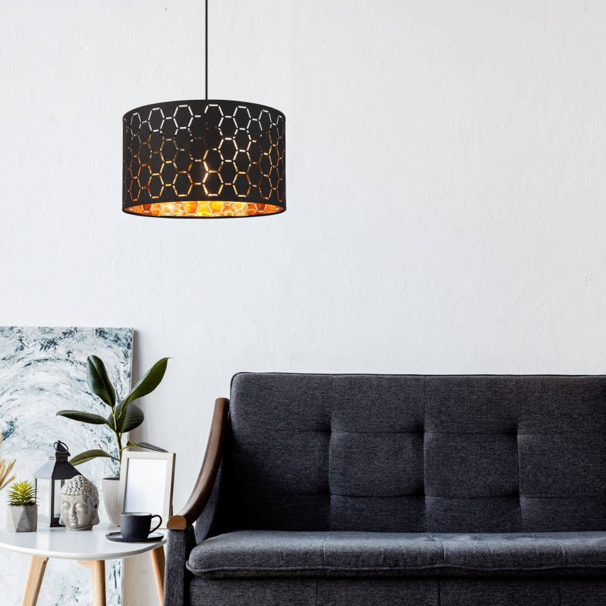 ULLE Pendelleuchte an Kabel 1xE27/15W/230V schwarz