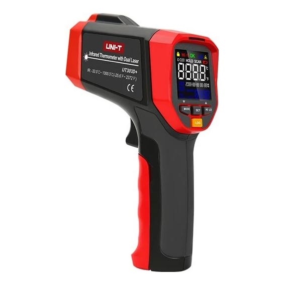 Uni-T - Kontaktloses Infrarot-Thermometer 1x9V 6LR61 1300°C