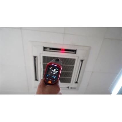 Uni-T - Kontaktloses Infrarot-Thermometer 1x9V 6LR61 1300°C