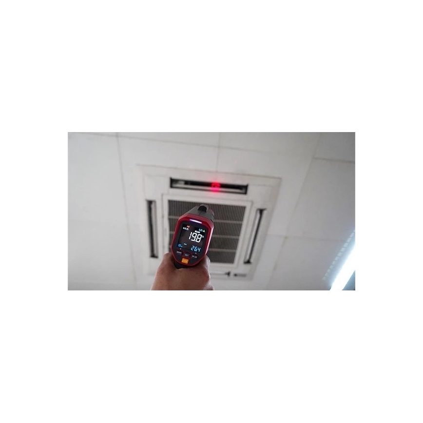 Uni-T - Kontaktloses Infrarot-Thermometer 1x9V 6LR61 1300°C