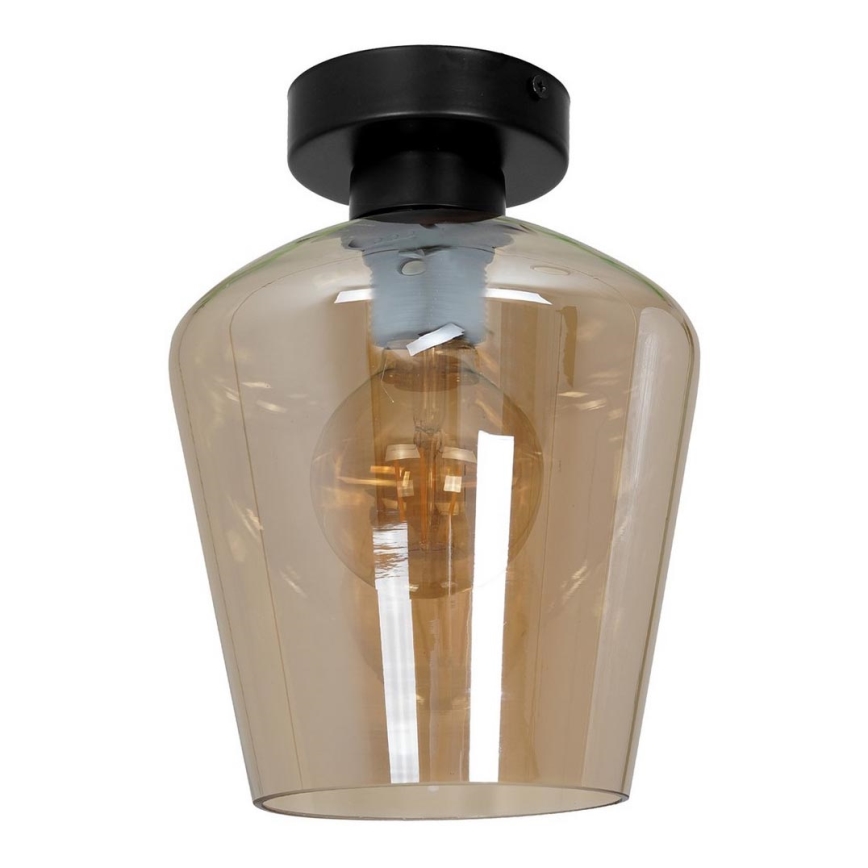 Universal-Ersatzglas SANTIAGO E27 d 18 cm rauchig braun
