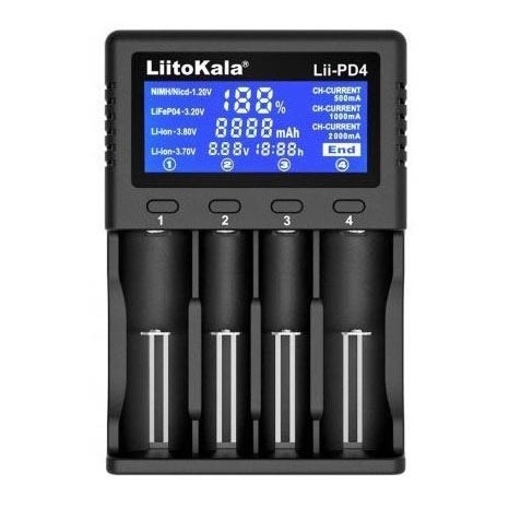 Universal-Ladegerät für A/AA/AAA/18650/20700/26650/22650 Akkus