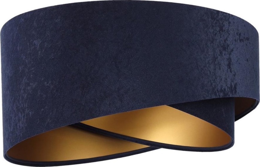 Universal-Lampenschirm GALAXY E27 d 45 cm blau/golden
