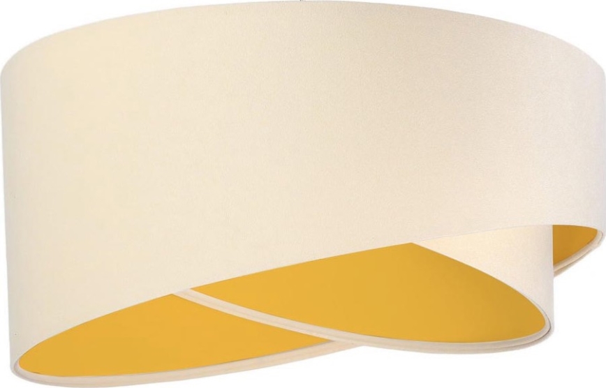 Universal-Lampenschirm GALAXY E27 d 45 cm cremefarben/golden