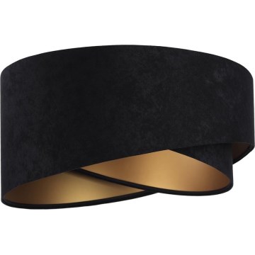 Universal-Lampenschirm GALAXY E27 d 45 cm schwarz/golden