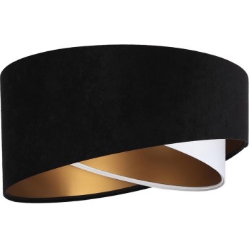 Universal-Lampenschirm GALAXY E27 d 45 cm schwarz/weiß/golden