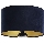 Universal Lampenschirm STANDARD E27 Ø 45 cm Blau/Gold