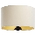 Universal Lampenschirm STANDARD E27 Ø 45 cm Creme/Gold