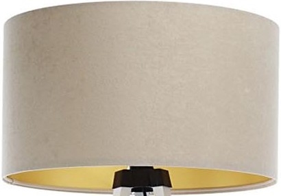 Universal-Lampenschirm STANDART E27 d 45 cm beige/golden