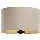 Universal-Lampenschirm STANDART E27 d 45 cm beige/golden
