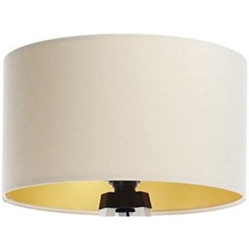Universal-Lampenschirm STANDART E27 d 45 cm cremefarben/golden