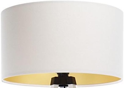 Universal-Lampenschirm STANDART E27 d 45 cm weiß/golden