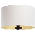 Universal-Lampenschirm STANDART E27 d 45 cm weiß/golden