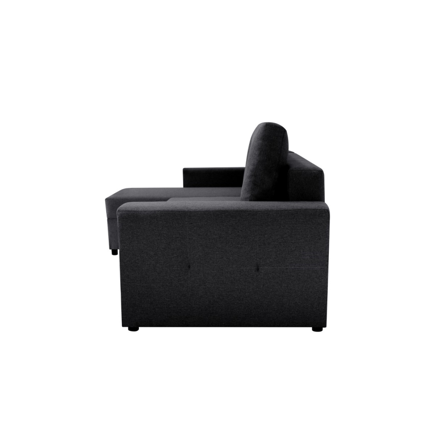 Universelles Ecksofa mit Schlaffunktion und Stauraum SEVILLA Anthrazit